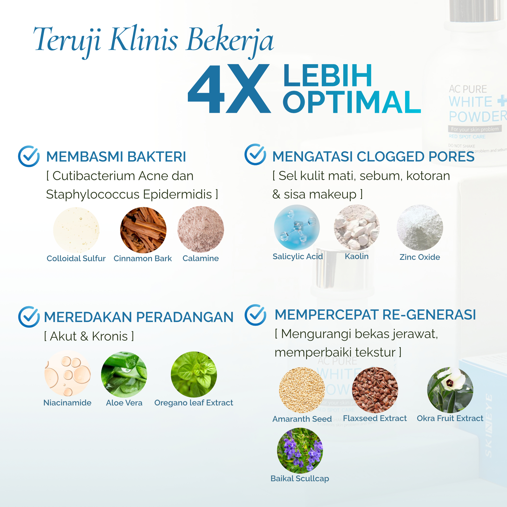 AC PURE WHITE POWDER 20 ML - Image 2