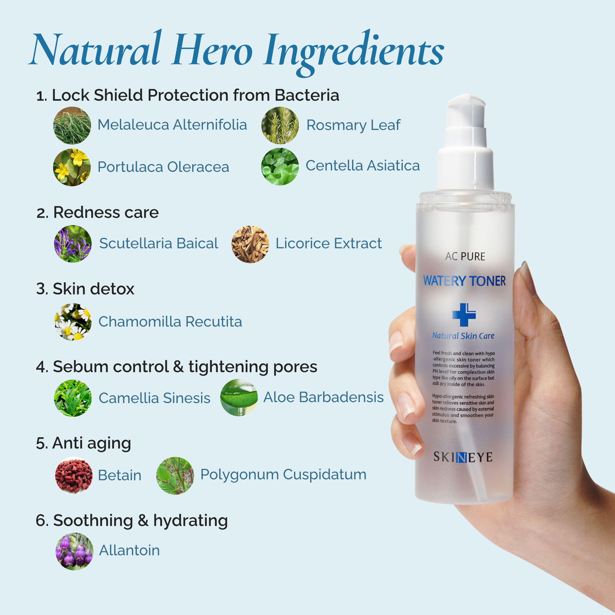 AC PURE WATERY TONER 150ML - Image 3