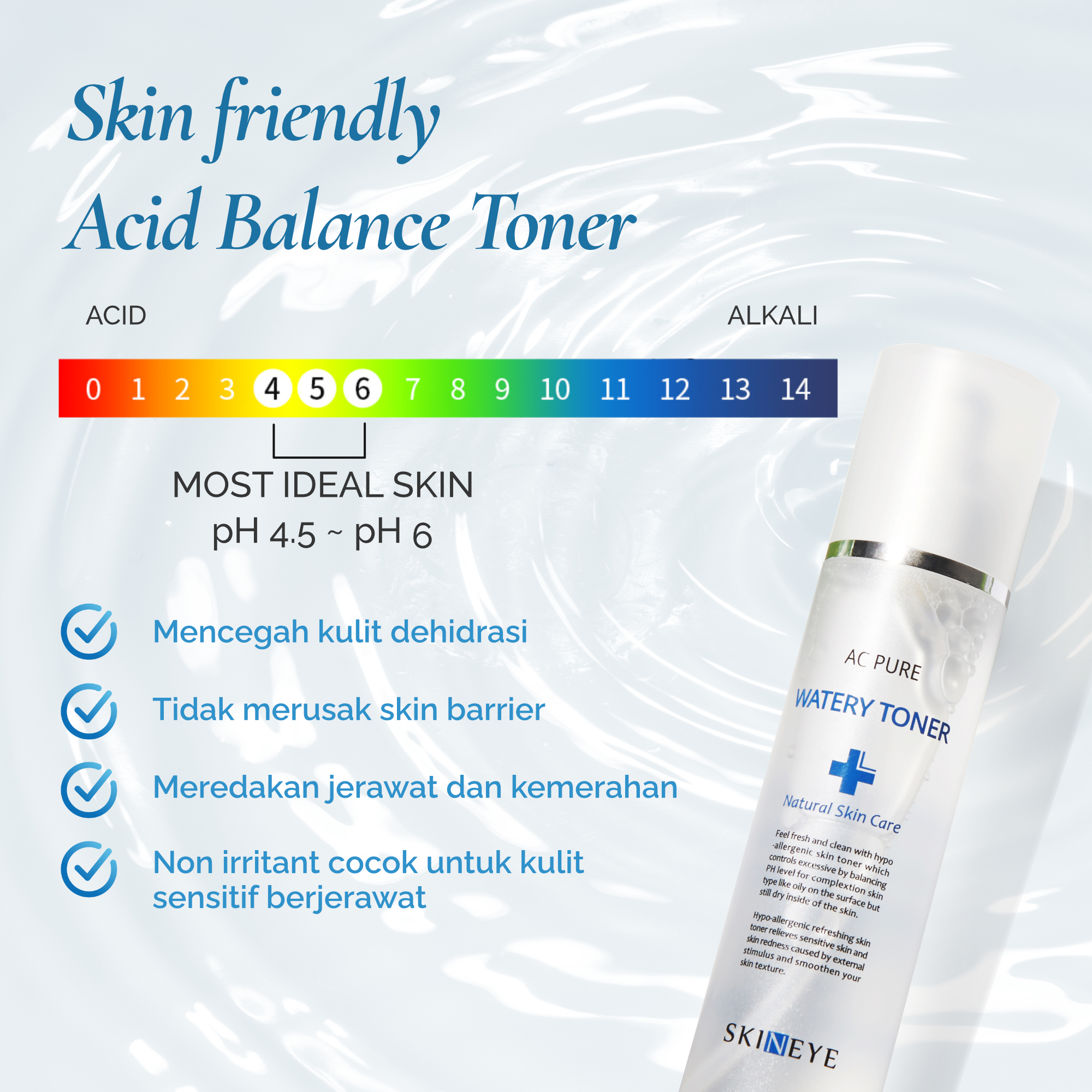 AC PURE WATERY TONER 150ML - Image 5